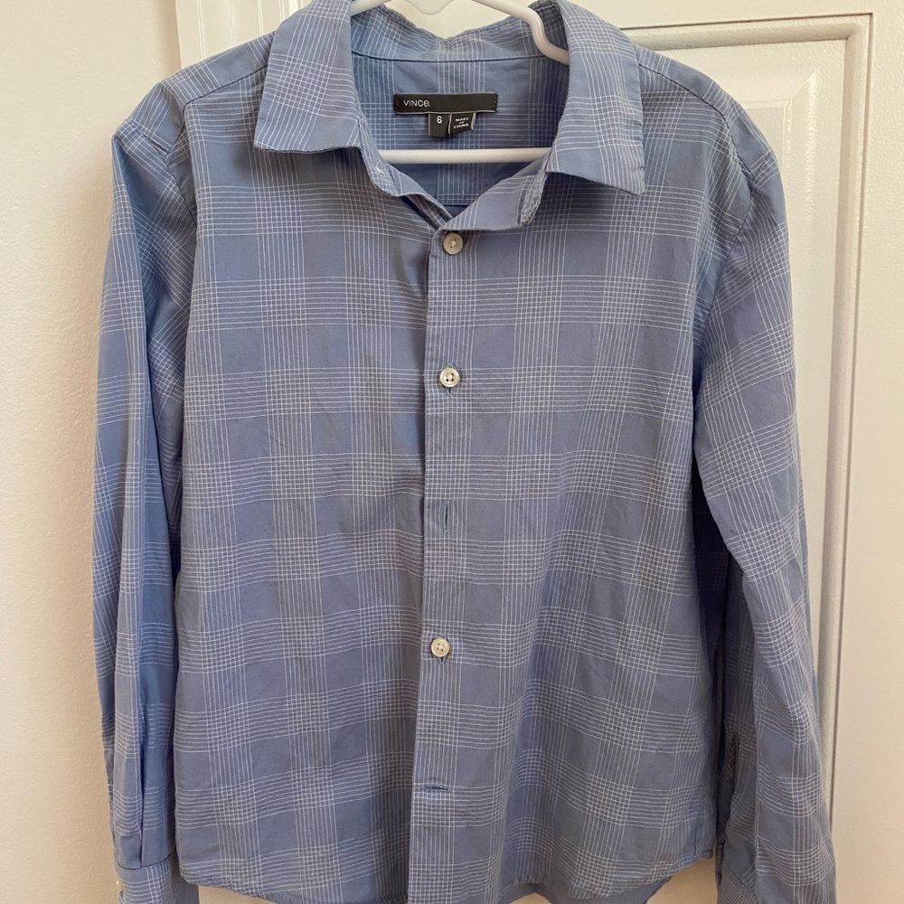 Boys Vince button down - amazing condition